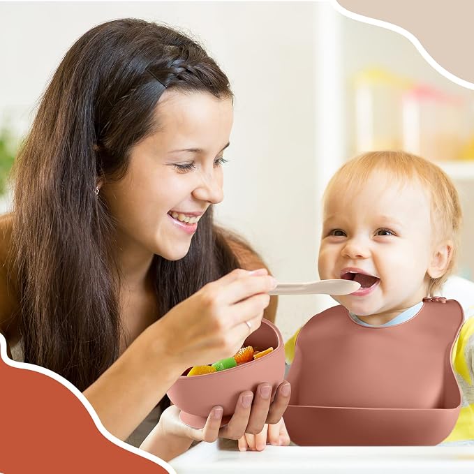 10 Pack Silicone Baby Feeding Set, Toddlers Led Weaning Feeding Supplies - Image 6