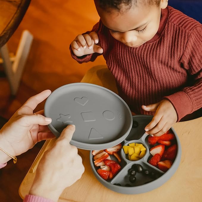 Talktools Bitsy Feeding Kid's Essentials Plate Set – Toddler Utensils, Spoon - Image 4
