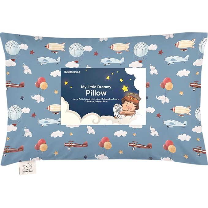 Toddler Pillow with Pillowcase by KeaBabies
