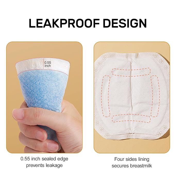 NCVI Nursing Pads Disposable, Super Absorbent and Keep Dry, Soft &Thin Nipple - Image 4