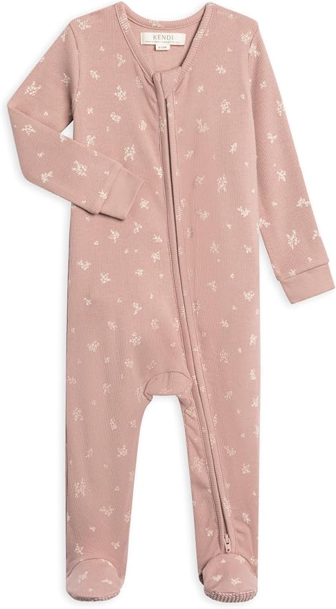 Colored Organics Baby Zip-Up Footed Sleeper by ColoredOrganics