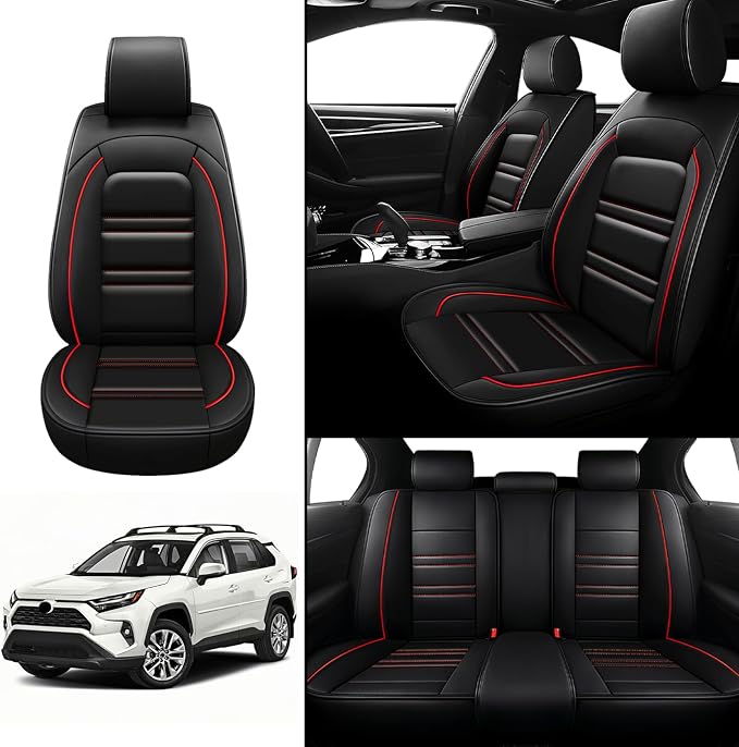 Seat Covers for Toyota rav4 2000-2025 | 5-Seats Leather Seat Covers - Image 2