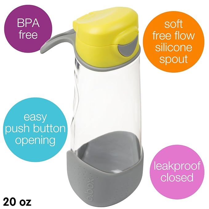b.box 20 oz Sport Spout Kids Water Bottle - Image 3