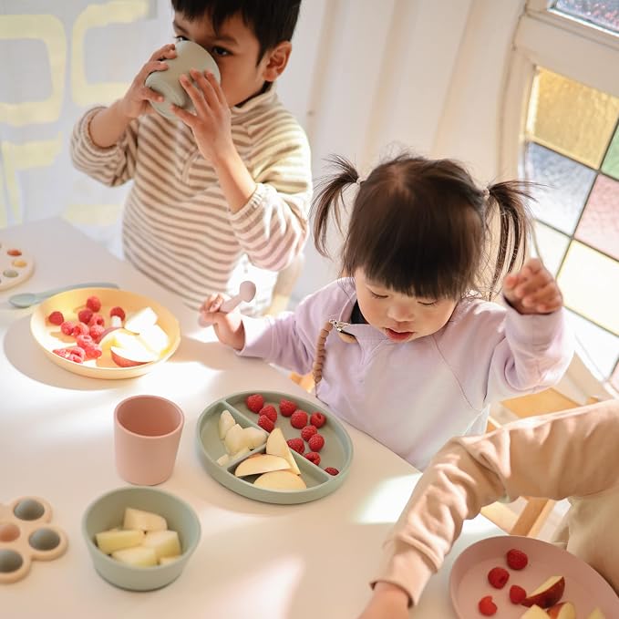 mushie Silicone Suction Plate | BPA-Free Non-Slip Design - Image 4