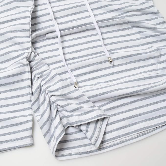GINKANA Maternity Hoodie Long Sleeves Shirts Casual Maternity Top Pregnancy - Image 5