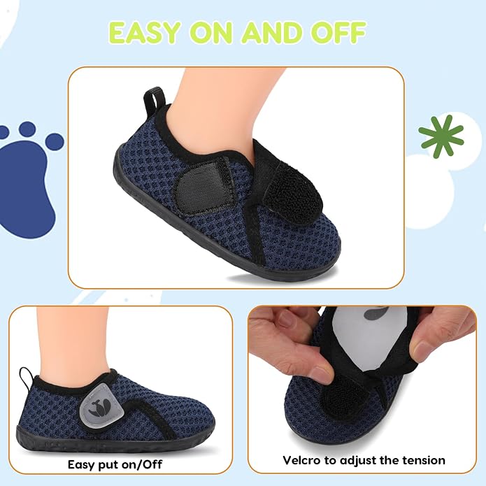 FEETCITY Baby Boys Girls First Walking Shoes Infant Sneakers Crib Shoes - Image 2