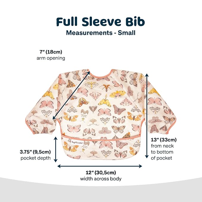 Tiny Twinkle Long Sleeve Bib for Babies & Toddlers – Waterproof Smock Bib for - Image 7