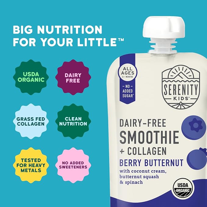 Serenity Kids 6+ Months Dairy Free Smoothie Baby Food - Image 4