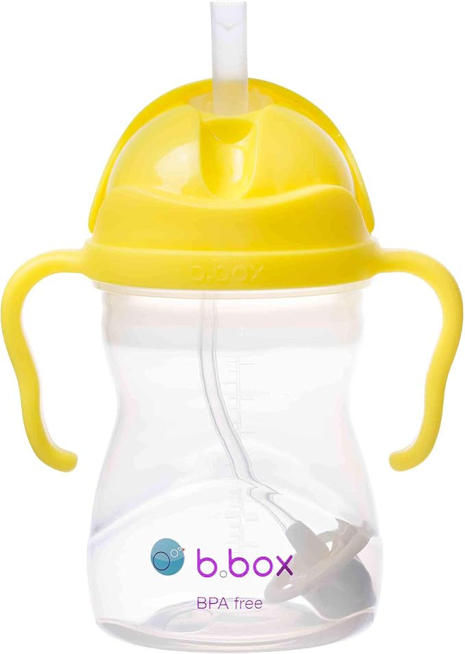 b.box Sippy Cup with Weighted Straw. Drink from any Angle, Leak Proof, Spill by bbox