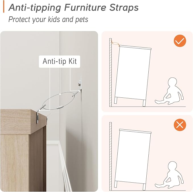 WAMPAT Dresser for Kids Bedroom - Image 5