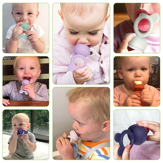 Bessentials Bunny Baby Fresh Fruit Food Feeder - Image 6