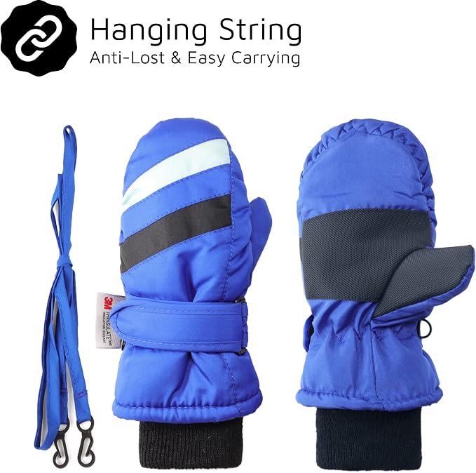 F Flammi Toddler Kids Snow Mittens - Image 2