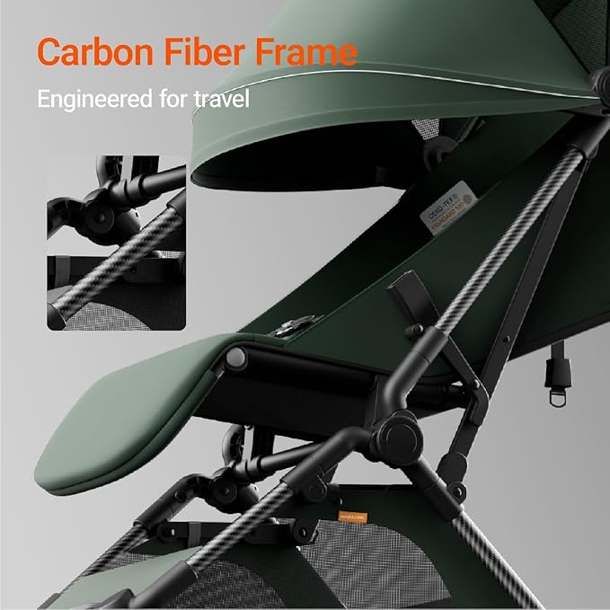 MAMAZING Lightweight Baby Travel Stroller - Image 3