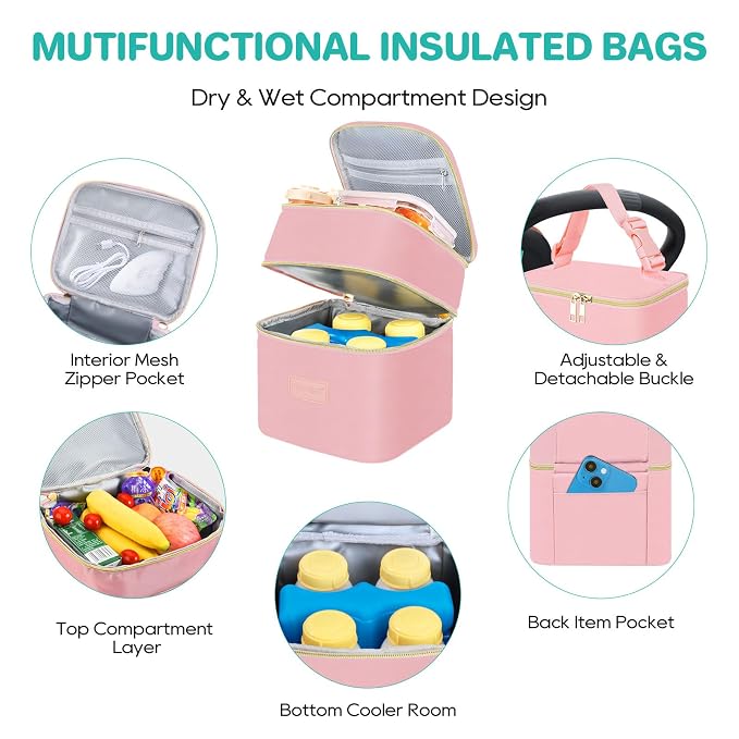 PIIOSER Breast Milk Storage Cooler Bag - Image 5