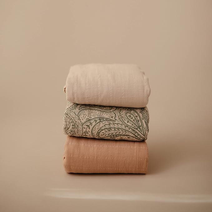 mushie Muslin Baby Swaddle Blanket | 100% Organic Cotton - Image 5