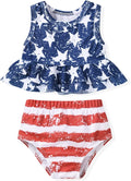 Aalizzwell Toddler Baby Girl Bathing Suit Two Piece Swimsuit Bikini Beach Wear by Aalizzwell