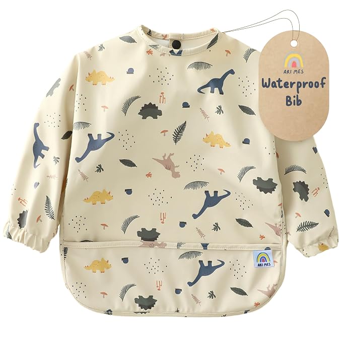 ARI MES Long Sleeves Waterproof Baby Bibs by ARIMES