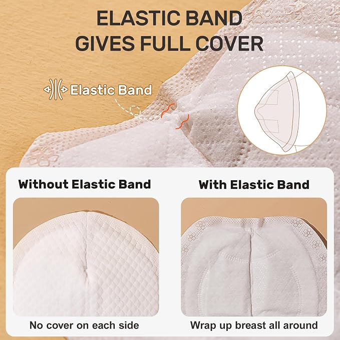 NCVI Nursing Pads Disposable, Super Absorbent and Keep Dry, Soft &Thin Nipple - Image 3