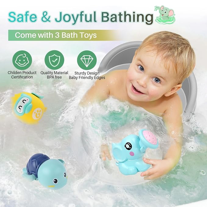 Inaya Baby Bath Seat for Babies 6 Months & Up, Safe and Comfortable Bathub - Image 5