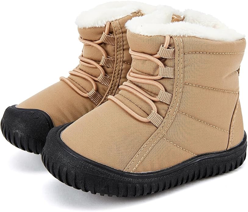 BMCiTYBM Toddler Baby Snow Boots Winter Shoes Boys Girls Cold Weather Baby Faux by BMCiTYBM