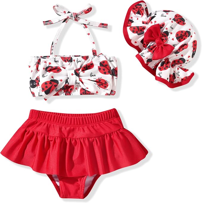 Aalizzwell Baby Girl 2-Piece Bikini Swimsuit by Aalizzwell