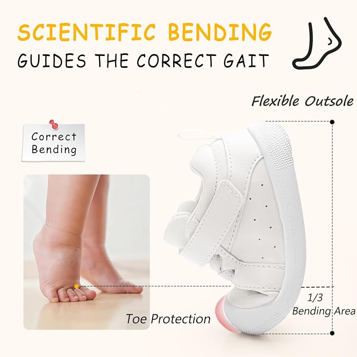 Wide Baby Shoes Boys Girls Zero Drop Barefoot Infant First Walkers Lightweight - Image 2