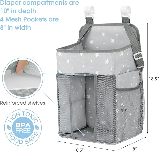 Maliton Changing Table Diaper Organizer - Image 4
