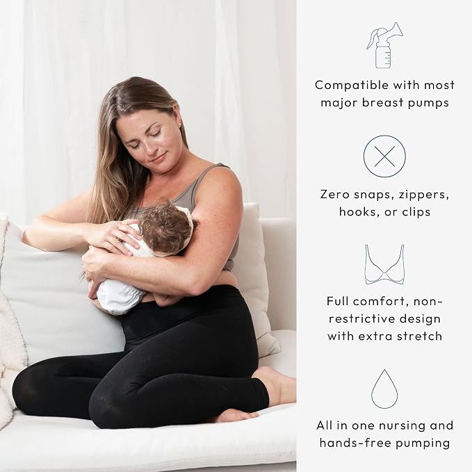 Larken Hands Free Pumping Bra for Breastfeeding | Breast Pump - Image 4