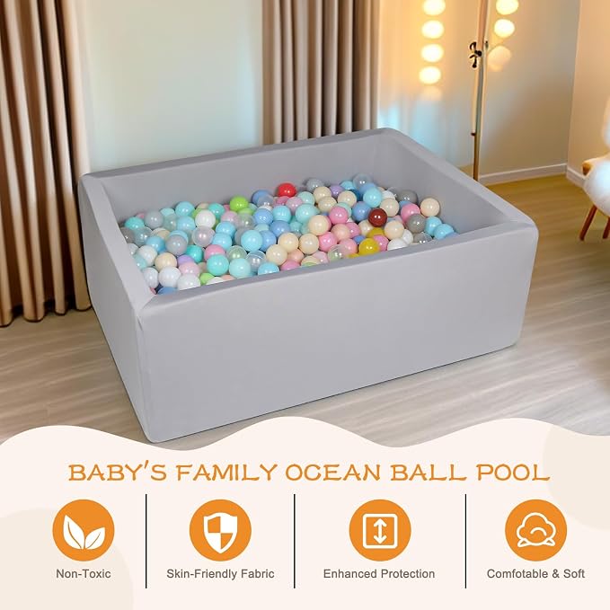 Foam Ball Pit - 42"x 30"x 13.8" Ball Pits - Image 2
