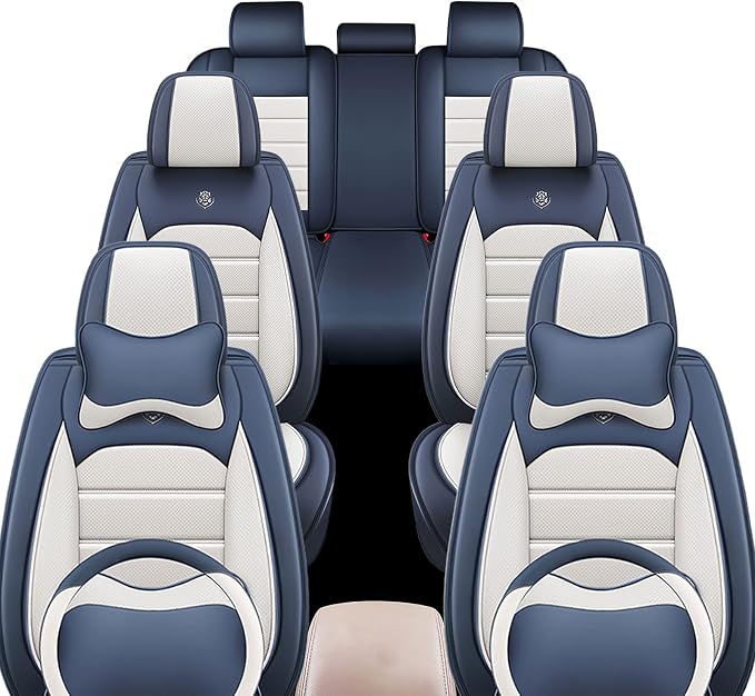 JOJ Fit for Toyota Highlander 2001-2022 Seat Covers, 7 Seat Car Seat Cover - Image 2