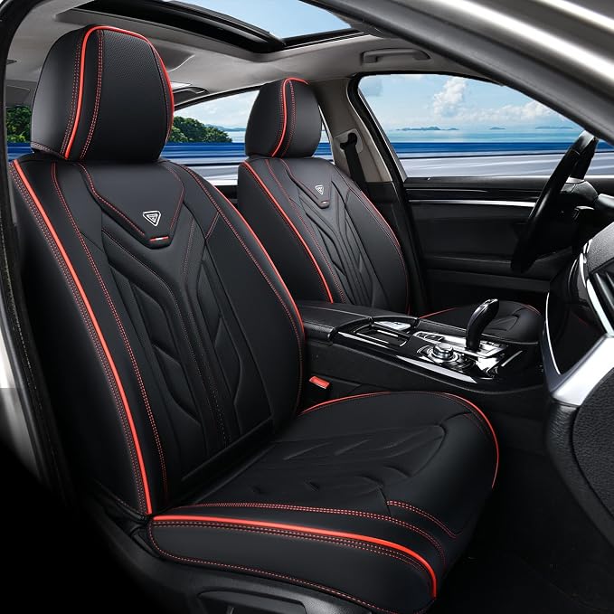 Coverado Front Car Seat Covers, Car Seat Protector Front Seats Only Auto Car by COVERADOAUTO