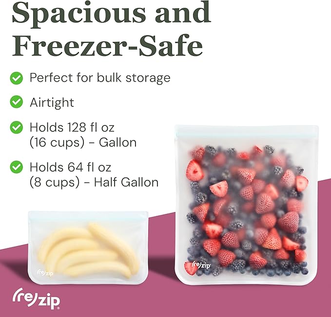 zip 4 Gallon & 4 Half-Gallon Bags - Image 2
