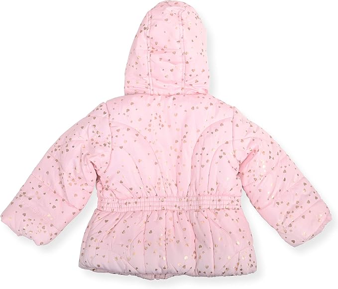 Arctic Quest Little Girls Bib Snow Pants and Ski Jacket Water-Resistant Snowsuit - Image 3