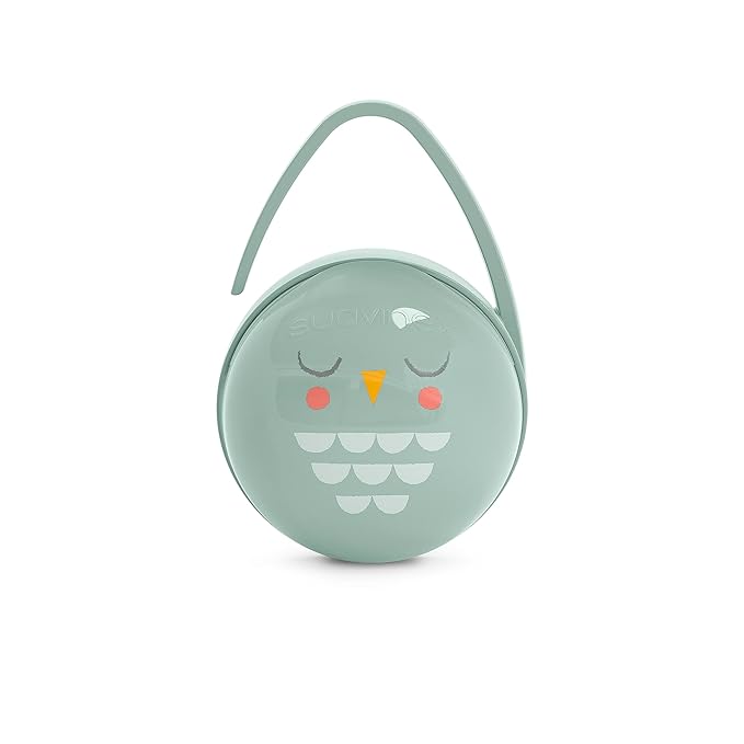 Suavinex Bonhomia 2 in 1 Duo Baby Pacifier Case, Pacifier Holder, Holds 2 Baby by Suavinex