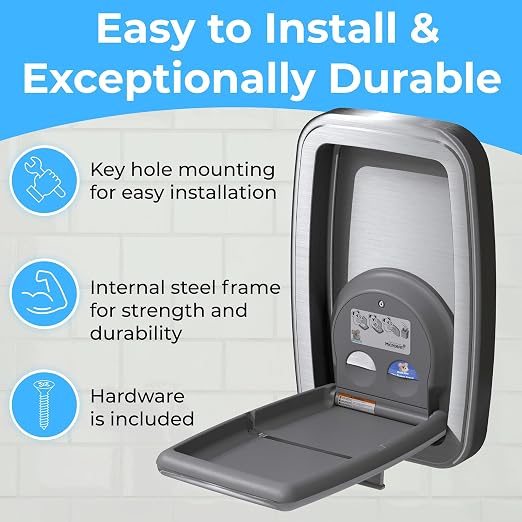 Koala Kare Baby Changing Station Vertical Surface-Mounted, Model KB311-SSWM - Image 3