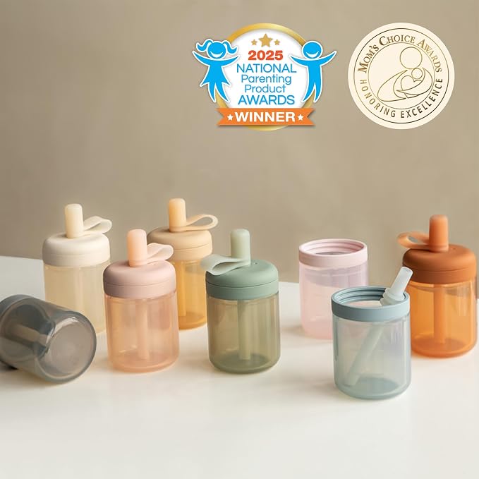 Moonkie Baby Straw cup | Silicone Toddler Sippy Cup Training Cup - Image 7