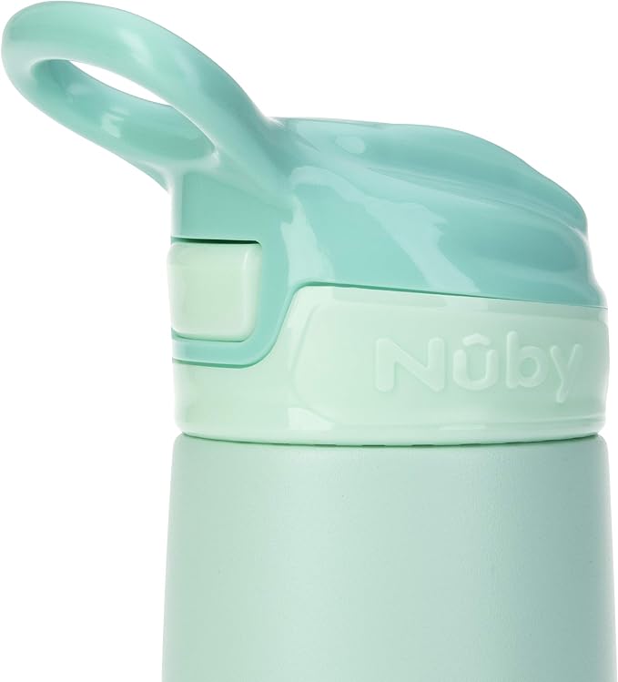 Nuby Thirsty Kids No Spill Flip-It Reflex Stainless Steel Travel Cup or Water - Image 8