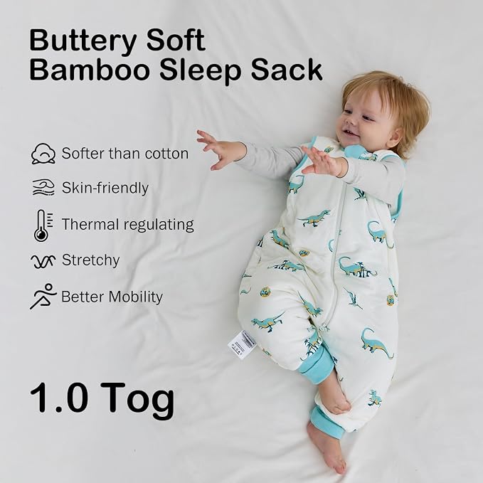 BubblePanda Rayon Made from Bamboo Toddler Sleep Sack - Image 2