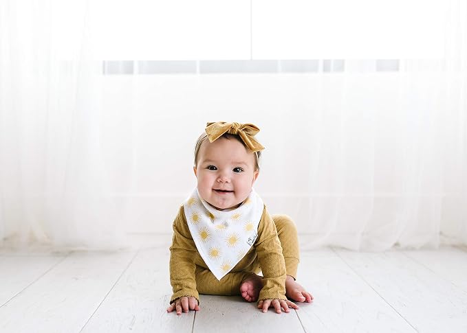 Copper Pearl 6 Pack Soft Cotton Baby Bibs - Image 6