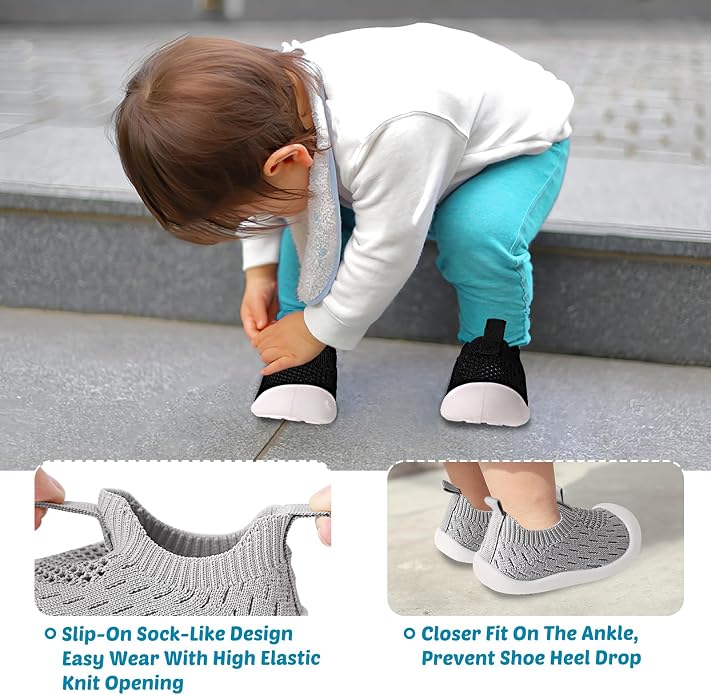 Baby Walking Shoes Toddler Girl Boy Soft Sole Breathable Cotton Canvas Shoes - Image 2