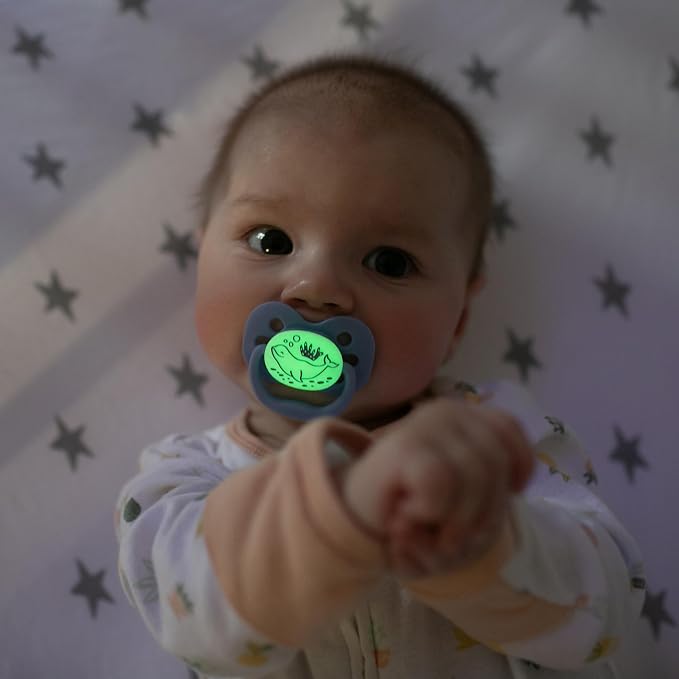 Dr. Brown's Advantage Glow-in-the-Dark Baby Pacifier, Fully Symmetrical Soother - Image 21
