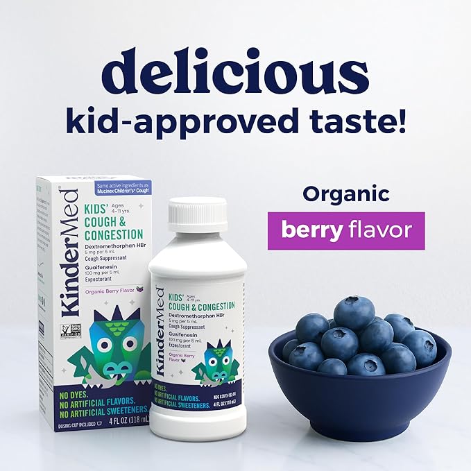 KinderMed Kids' Daytime Cough & Congestion Medicine, - Image 6