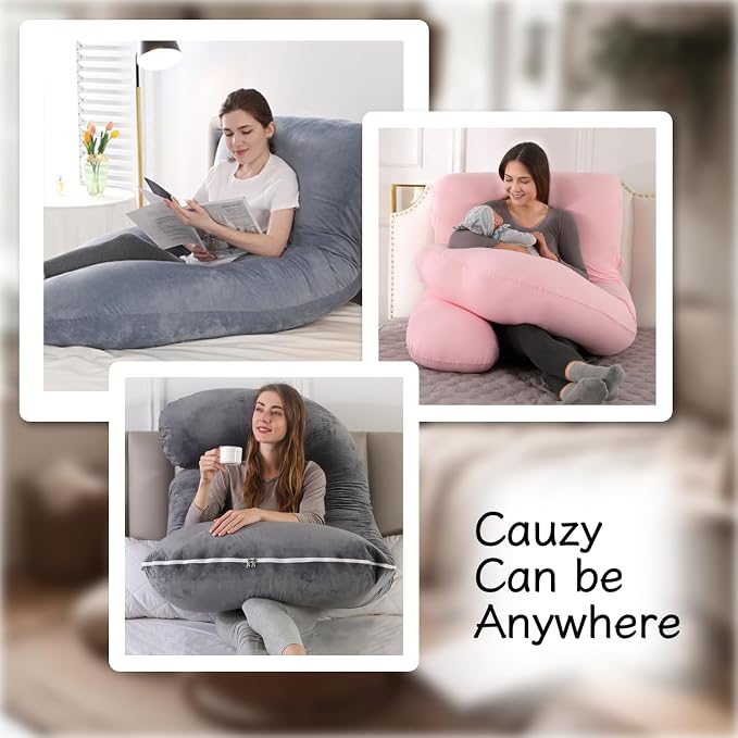 Pregnancy Pillow, Full Body Maternity Pillow 57 inch, - Image 7
