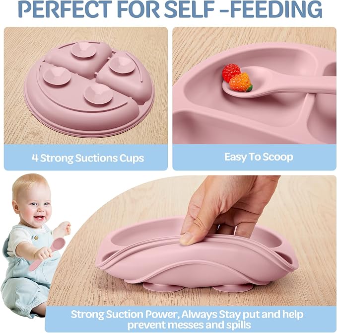 6 Pack Suction Plates for Baby - Image 3