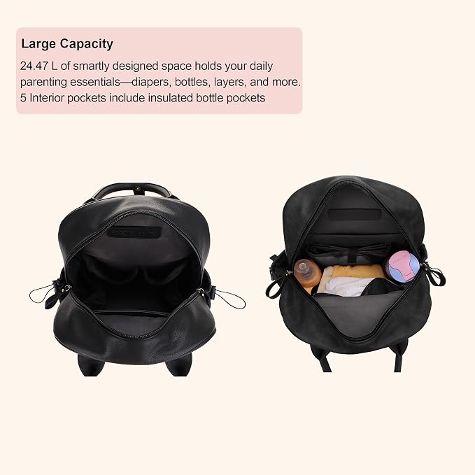 JESSIE & JAMES Saturday EDC Diaper Bag Backpack Multi Function Diaper Bag - Image 3
