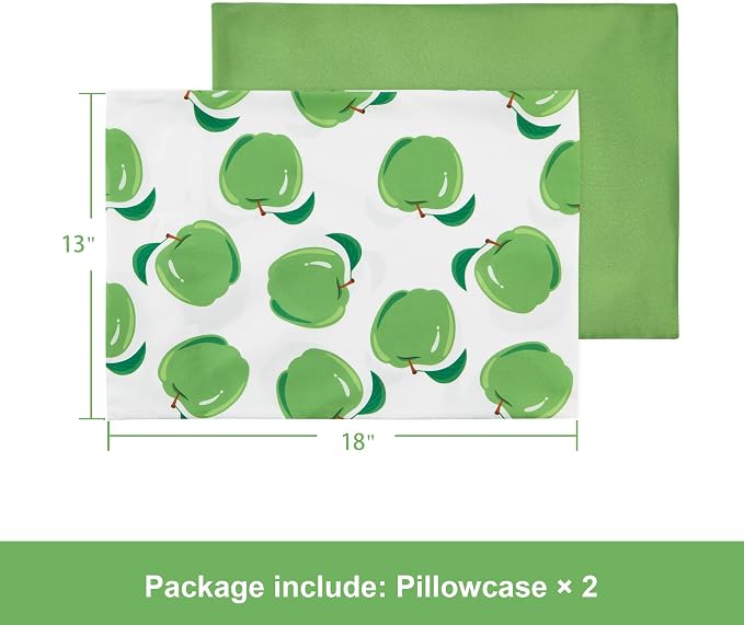 TILLYOU Toddler Pillowcases 13 x 18 Travel Pillow Case 2 Pack, Kids Pillowcases - Image 2