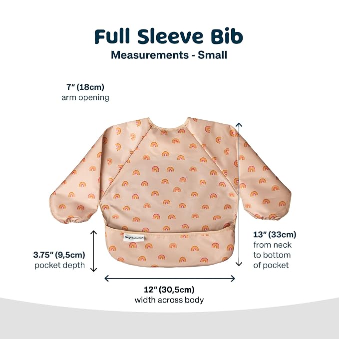 Tiny Twinkle Long Sleeve Bib for Babies & Toddlers – Waterproof Smock Bib for - Image 6