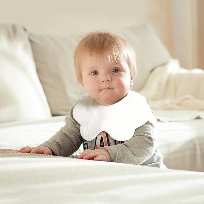 Baby Bibs Muslin Drool Teething Drooling Bibs - Image 5