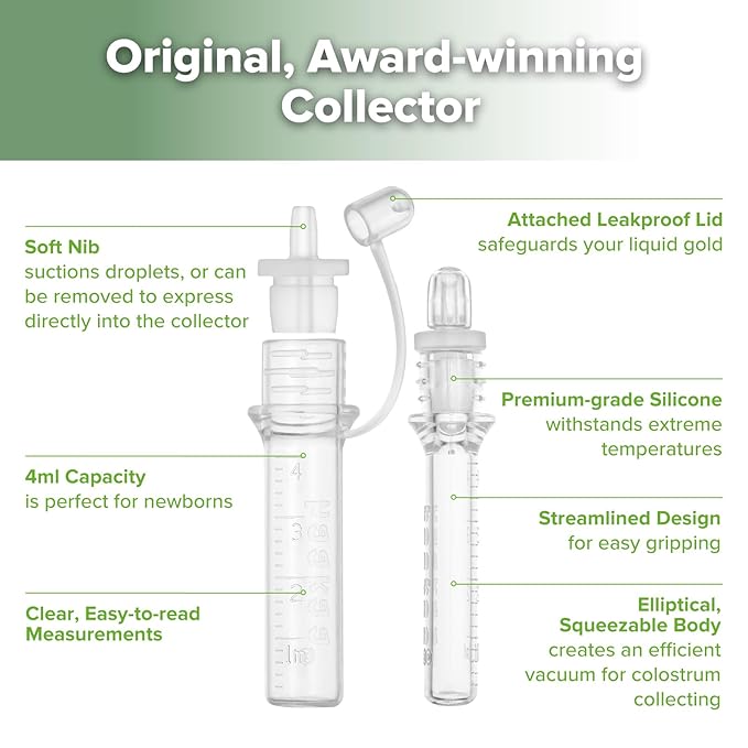 haakaa Colostrum Collector Syringes Set Colostrum Harvesting Kit Include 2 - Image 4