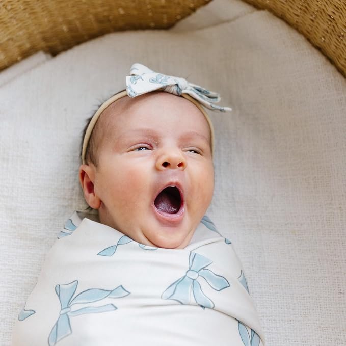 Copper Pearl Large Premium Knit Baby Swaddle Receiving Blanket Daphne - Image 6